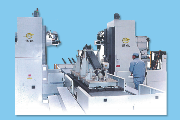 卧式雙(shuang)面數控镗(tang)銑專用機(ji)床